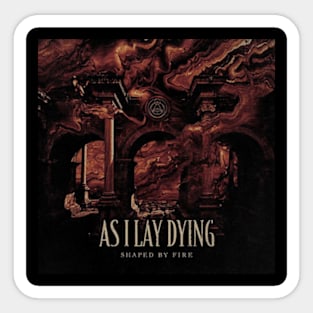 AS I LAY DYING MERCH VTG Sticker